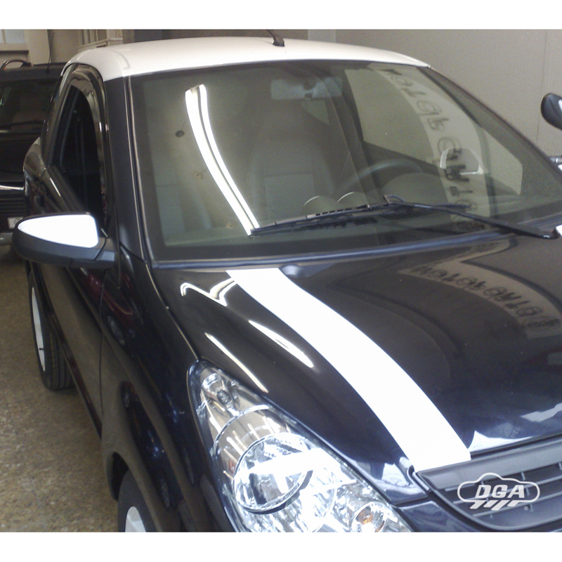 DGA Zijwindschermen  Aixam City/Coupe/Crossline/Crossover/Minauto/Vision/Sensation City 2010- (2-delig / exterieur)