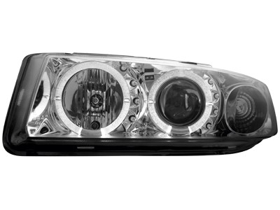 Faros Seat Leon/Toledo 99-04 Angel Eyes cromo cristal