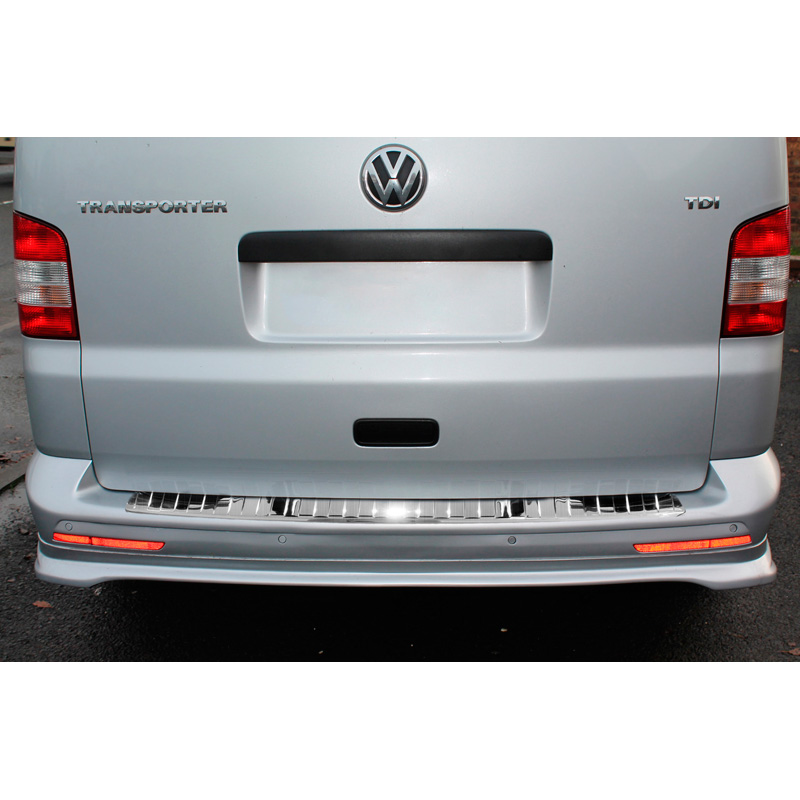 RVS Achterbumperprotector Volkswagen Transporter T5 2003-2015