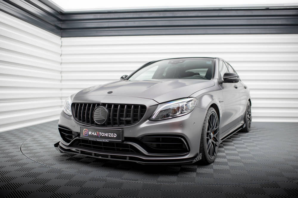 Voorspoiler met Canards Street Pro Mercedes AMG C63 Sedan / Estate FL Maxton