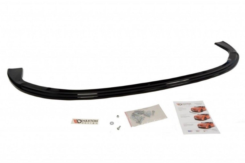 Voorspoiler Renault Megane 3 RS Maxton Design glans zwart V.1