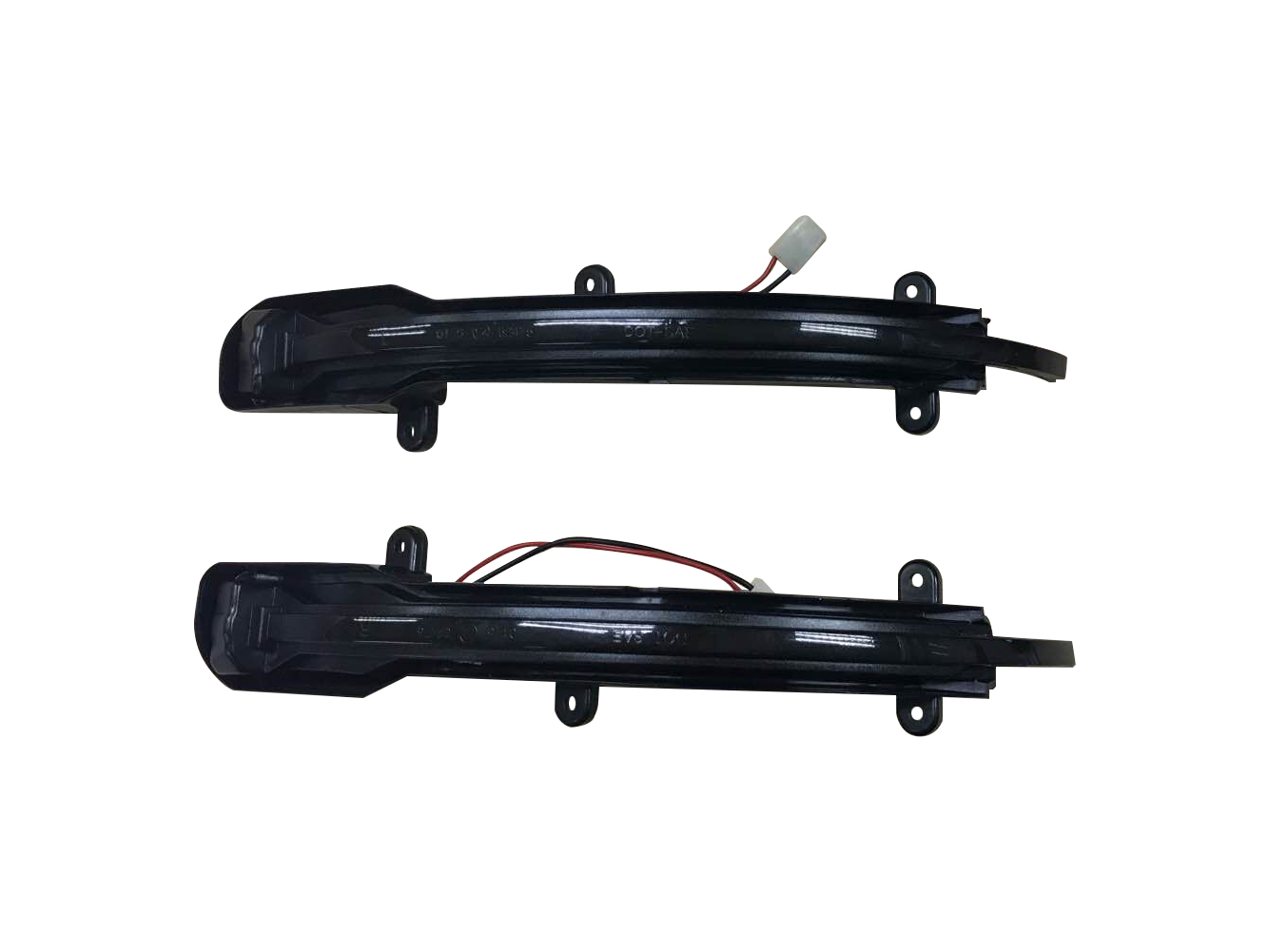 Set LED Zijspiegel-Knipperlichten  Audi Q5 2012-2016 & Q7 2010-2015 - Rookgrijs - incl. Dynamic Running Light