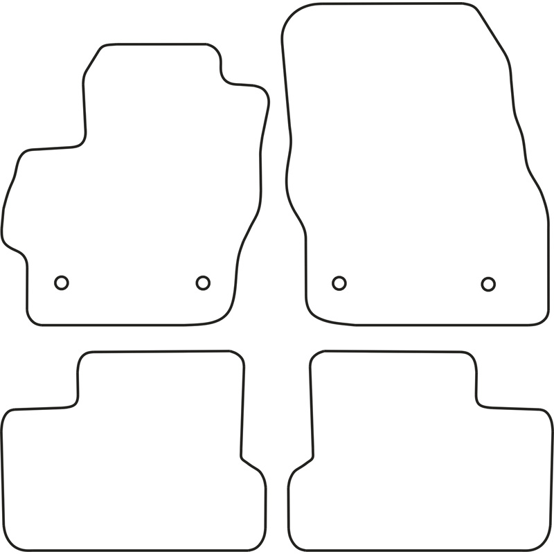 Automatten Velours  Mazda 3 2009-2013