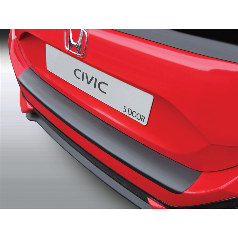 ABS Achterbumper beschermlijst  Honda Civic HB 5 deurs 2017-2022 Zwart