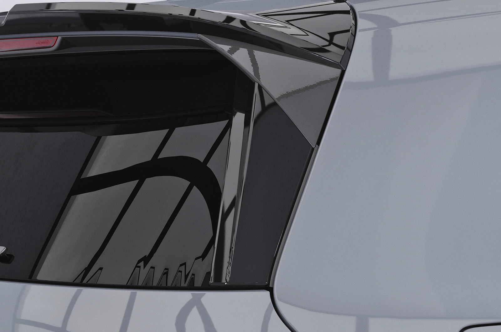Achterspoiler VW Golf 8 glans zwart