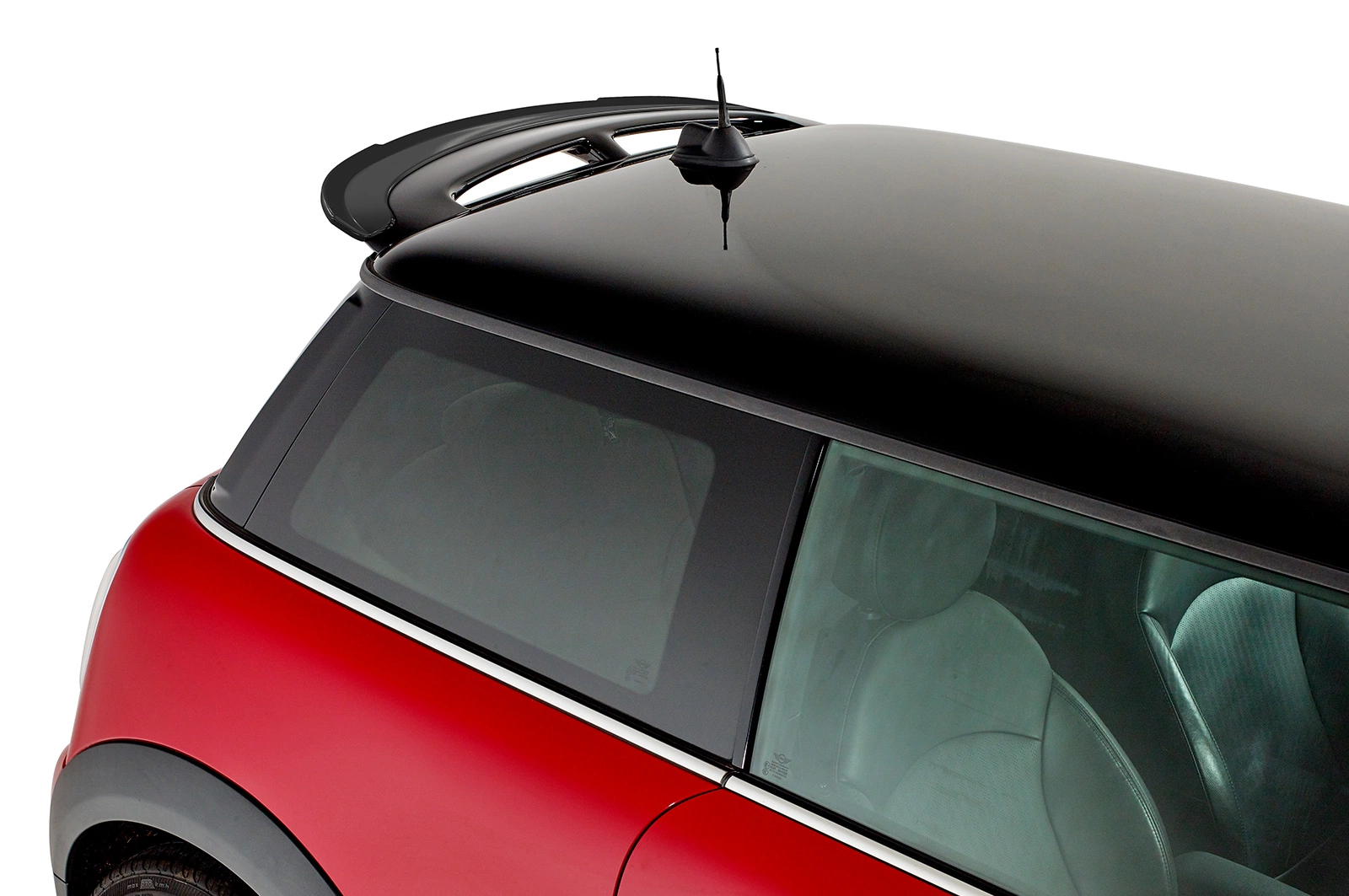 Achterspoiler Mini R56 John Cooper Works (09/2006‑11/2013) Glans Zwart – CSR Automotive / Maxton Design