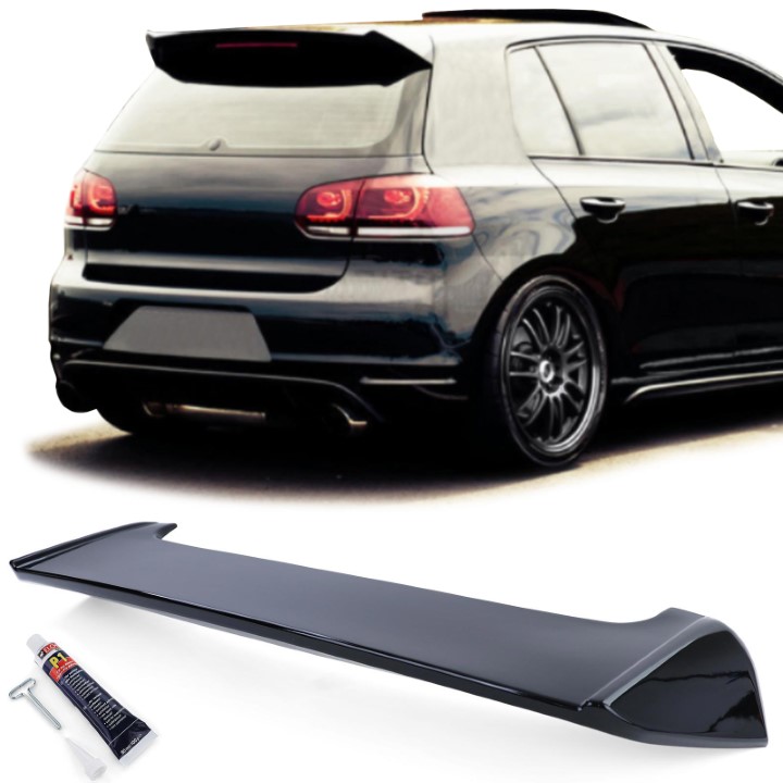 Dakspoiler VW Golf 6 GTI Glans Zwart