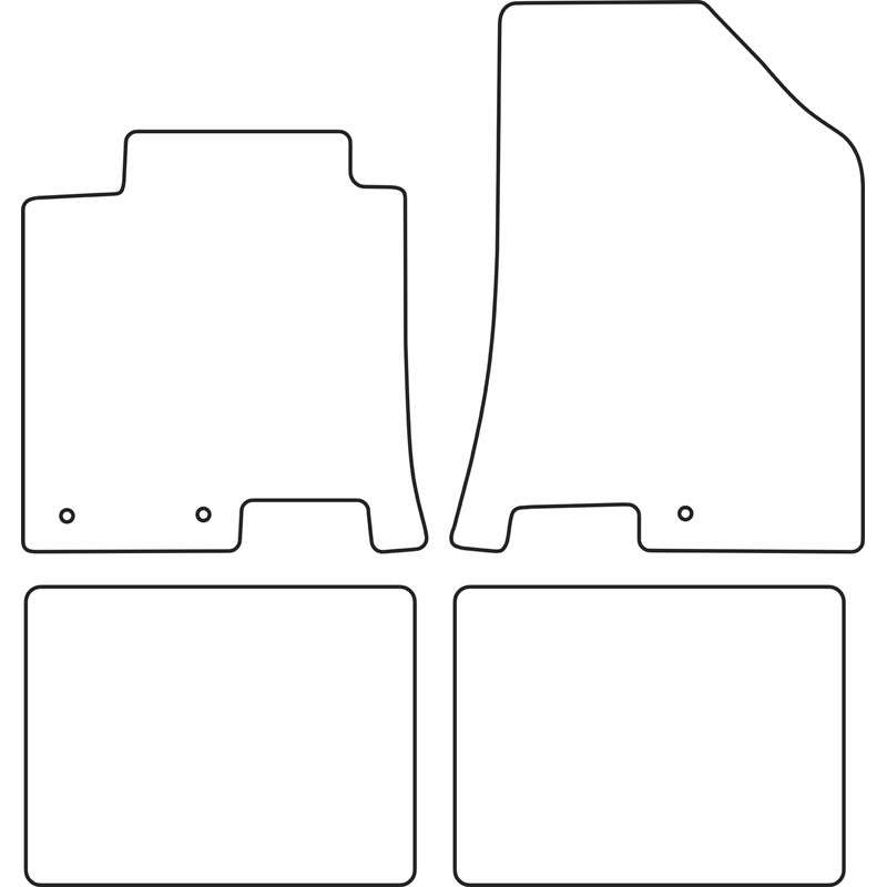 Automatten Velours  Hyundai i40 2011-