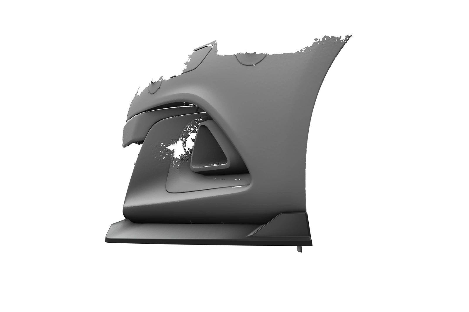 Voorspoiler Opel Astra J OPC glans zwart
