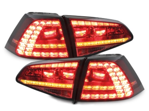 Taillights VW Golf VII LED 12- red/Smoke