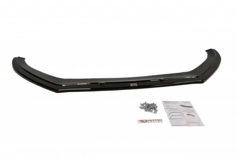 Voorspoiler Audi A4 B8 FL V.1 Glanzend Zwart