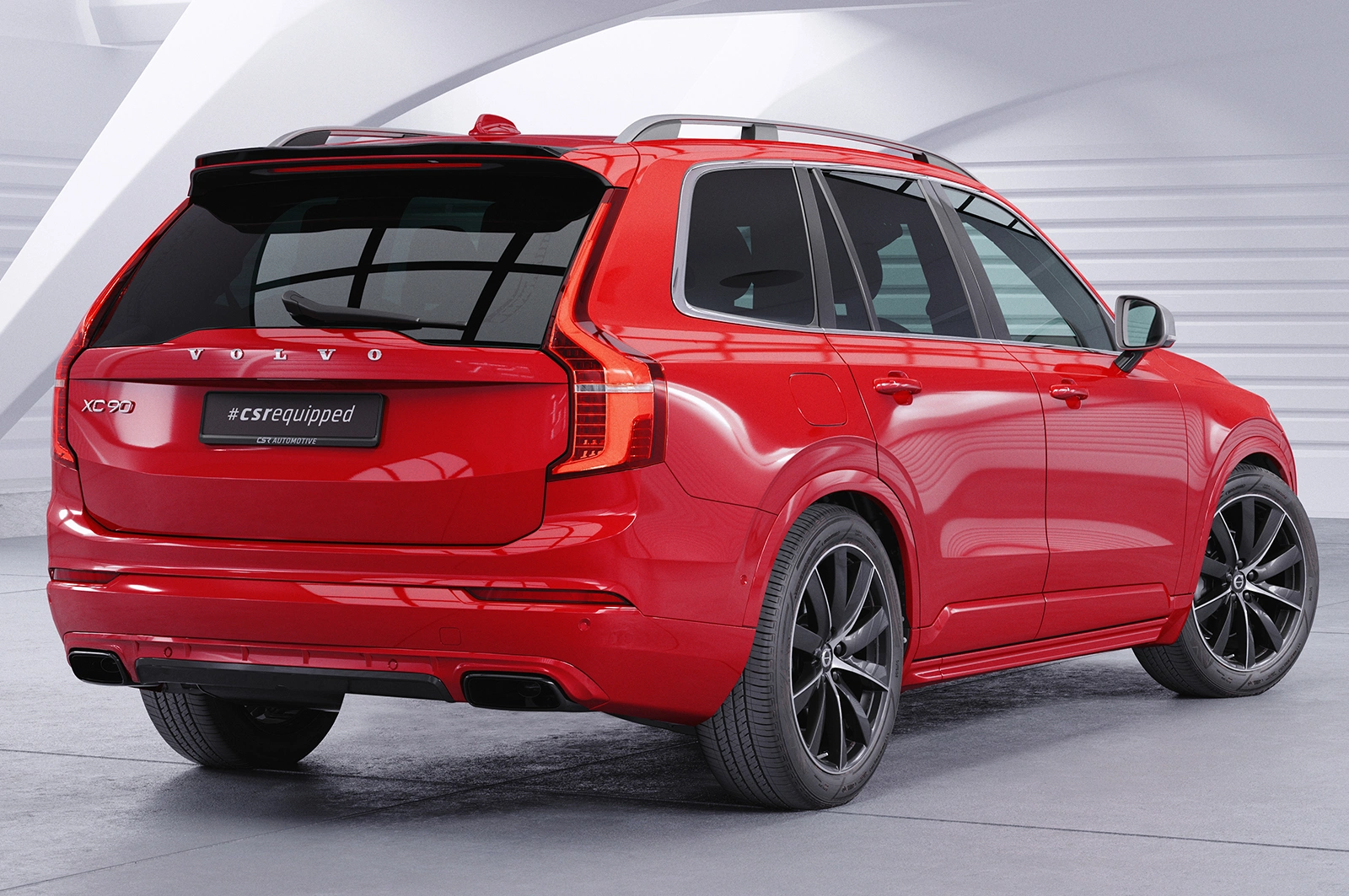 Achterspoiler Volvo XC90 (2e Gen) Glans Zwart (2015 - heden)