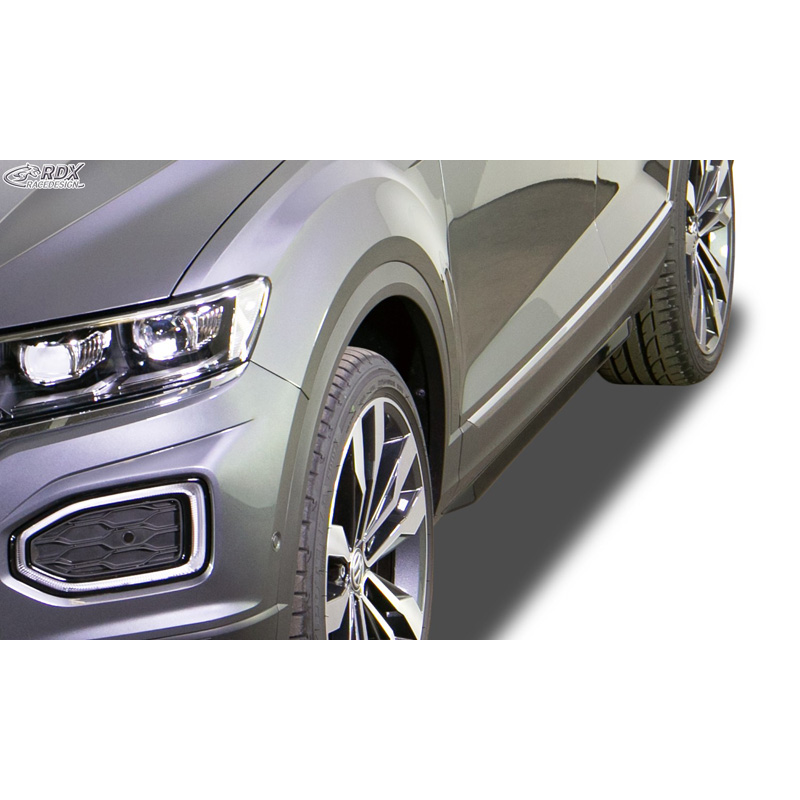 Sideskirts 'Slim'  Volkswagen T-Roc 2017- (ABS zwart glanzend)