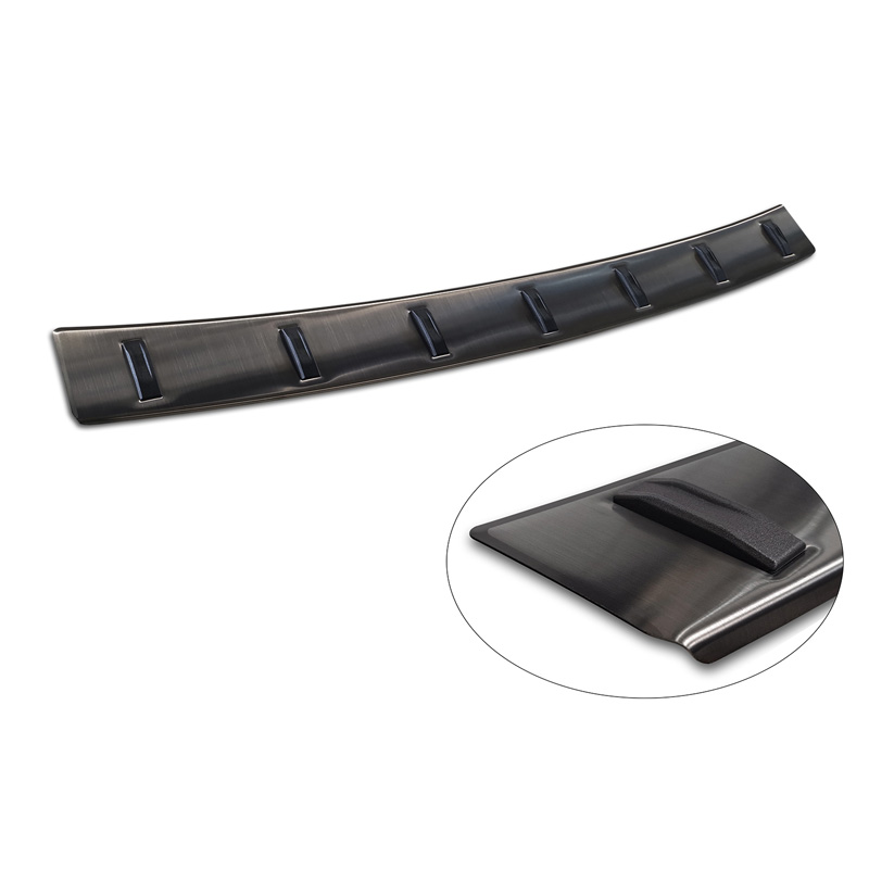 Zwart RVS Achterbumperprotector  Volkswagen Tiguan III (CT1) 2024- 'STRONG EDITION'