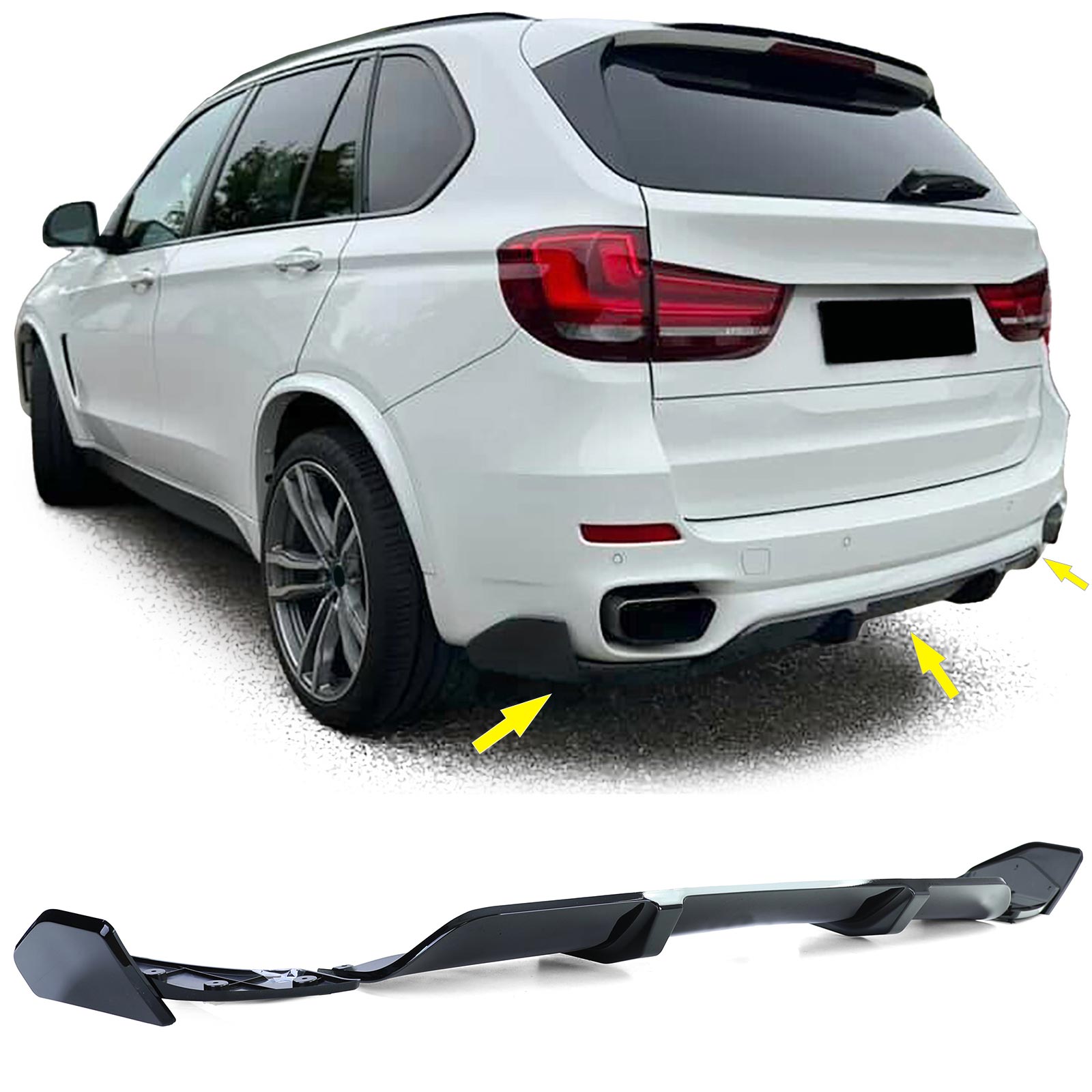 Bodykit BMW X5 F15 M Pakket 13-18 Glans Zwart