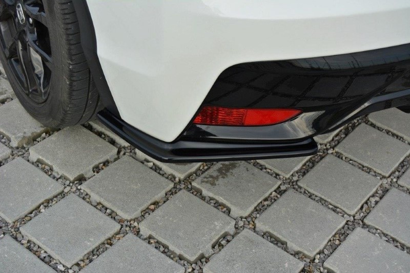 Achterzij Spoilers Honda Civic Mk9 Facelift Glanzend Zwart