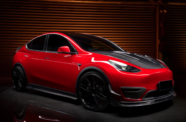 Tesla Model Y IMP Style Carbon Fiber Canards 2020-2022