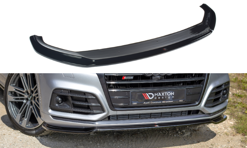 Voorspoiler Audi SQ5/Q5 S-Line MK11 Glanzend Zwart