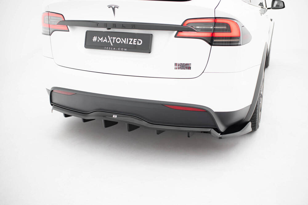 Achterdiffuser V.2 Tesla Model X MK1 Facelift