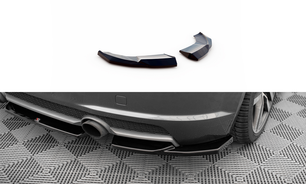 Zijdiffuser Audi TT S-Line 8S Maxton Glans Zwart