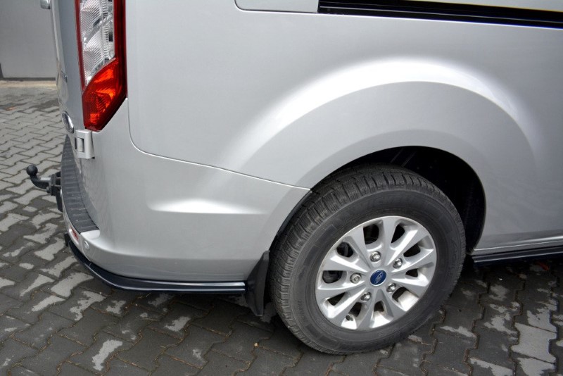 Achterzij Spoilers Ford Transit Custom Mk1 FL Glanzend Zwart