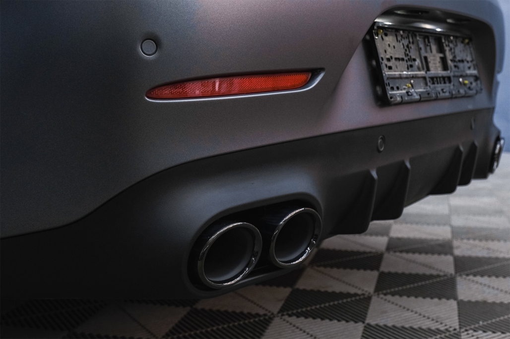 Diffuser Mercedes CLS C257 53 AMG Look Zwarte Sierstukken