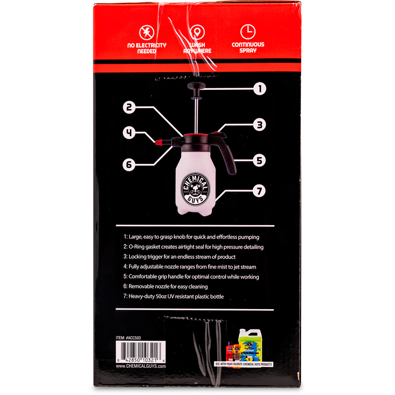 Chemical Guys Mr.Sprayer Atomizer - 1.5Ltr