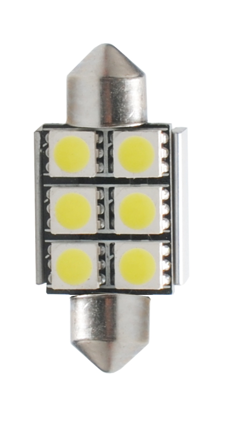 2x M-tech L306 C5W/s8.5V 12v 6x SMD 5050 LED wit