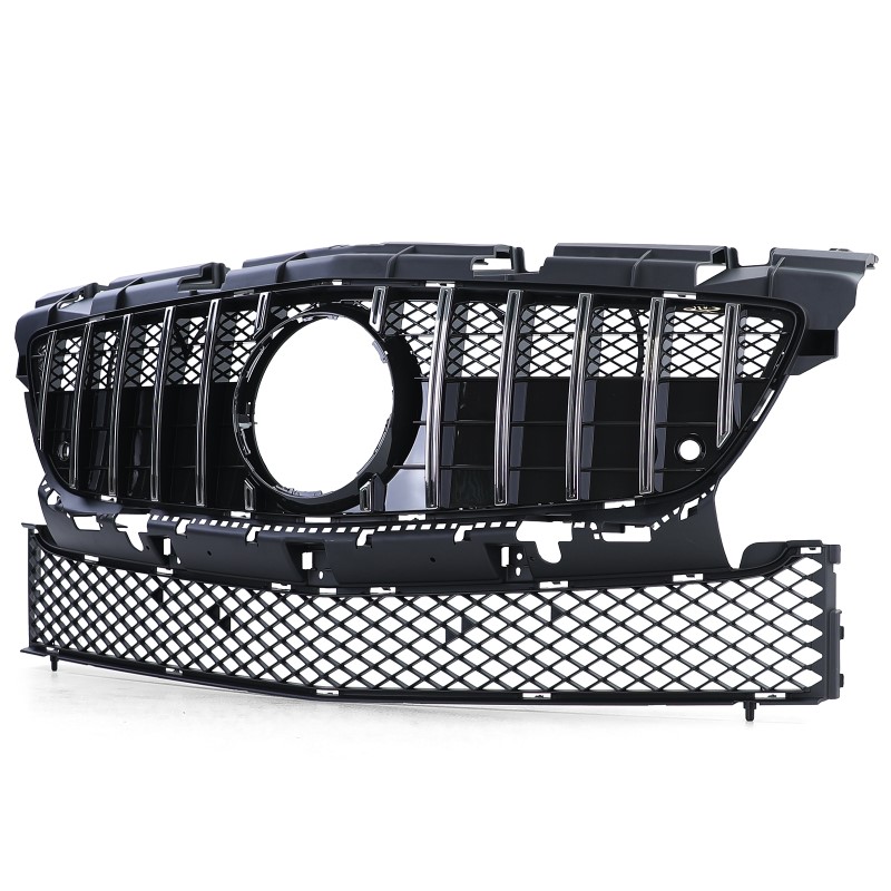 Grillen set Mercedes SLK R172 GT-R Look Chroom/Zwart