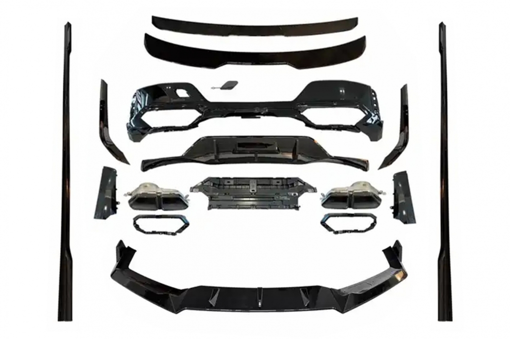 Bodykit Diffusers BMW 7 Serie G70 Glans Zwart