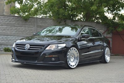Zijskirts VW Passat CC Glans Zwart