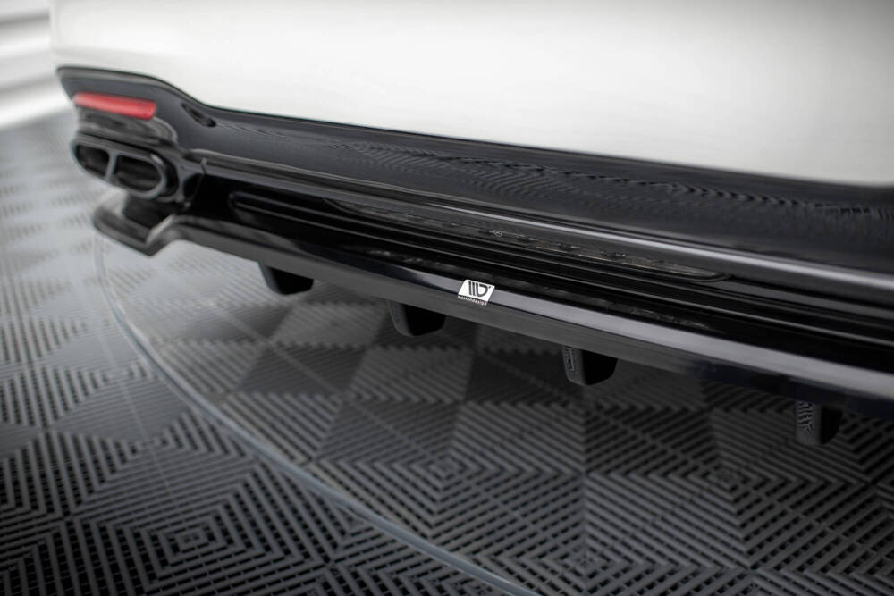 Diffuser Mercedes Benz S Klasse AMG Pakket W222 FL Maxton Glans Zwart