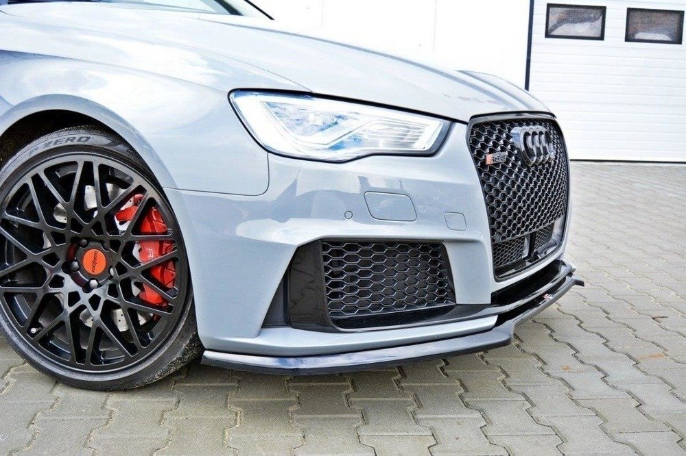 Voorspoiler V.1 Audi RS3 8V Sportback Glanzend zwart