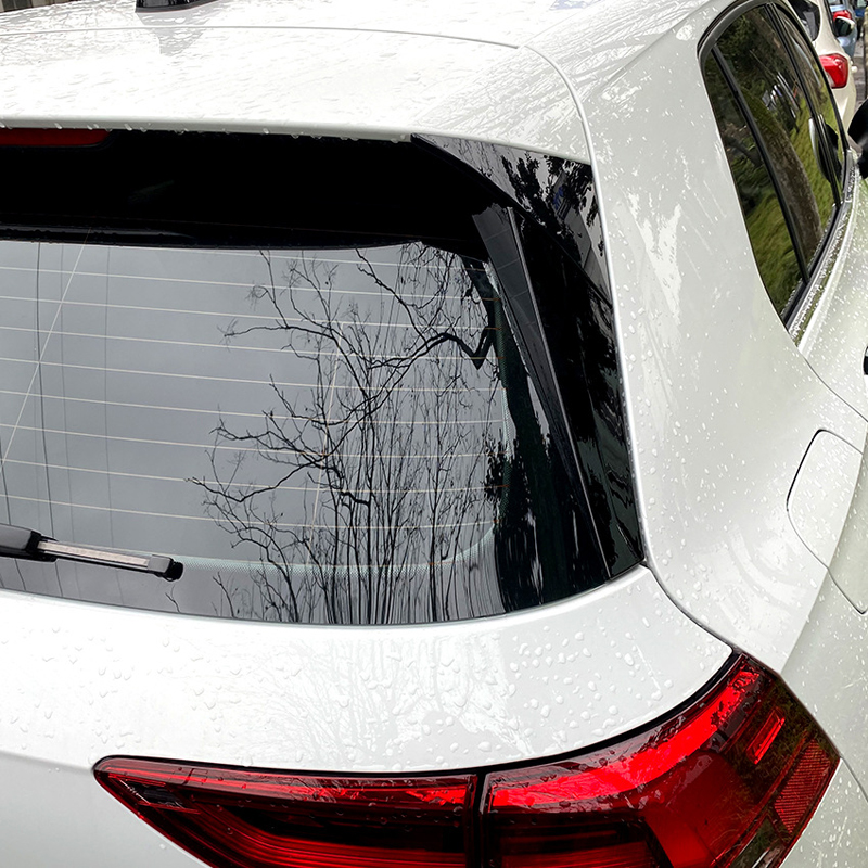 Set achterruit side-spoilers  Volkswagen Golf VIII HB 3/5-deurs 2020- (ABS Glanzend zwart)