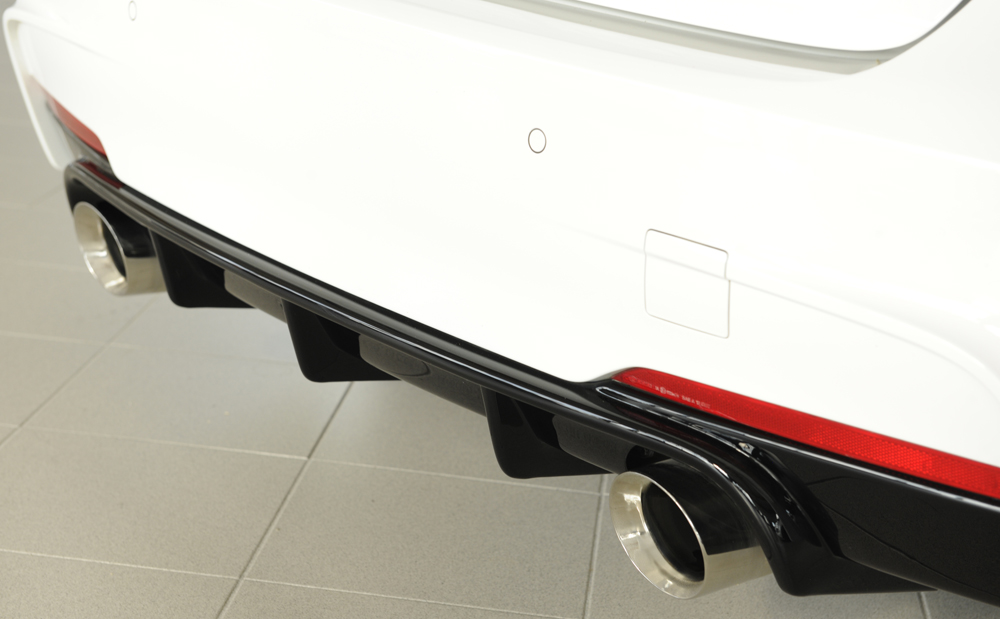 Diffuser BMW 3 Serie M Pakket F30 / F31 Rieger Glans Zwart