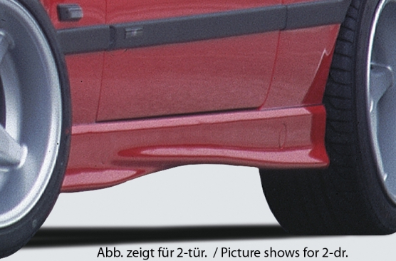 Zijskirts BMW e36 4 Deurs Rieger