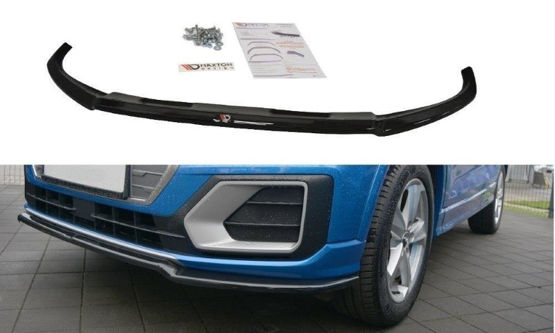 Voorspoiler Audi Q2 MK.1 Glanzend Zwart