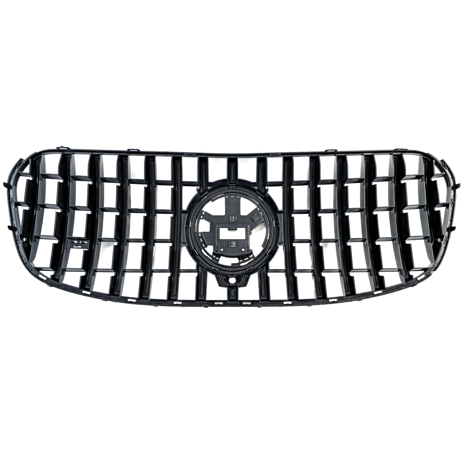 Grill Mercedes GLS X167 FL 23-.. Glans Zwart / Chroom