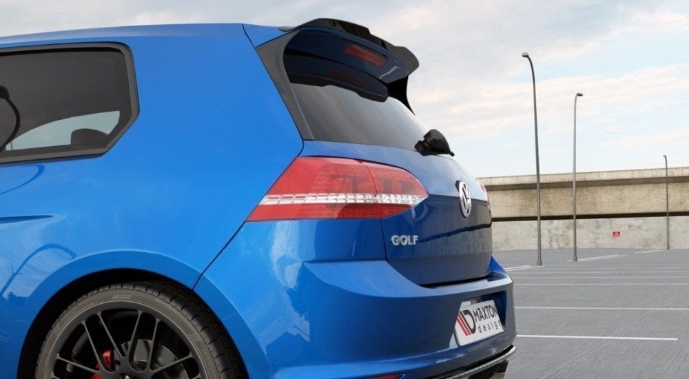 Opzetstuk Spoiler VW Golf 7 GTI / R Glans Zwart Maxton