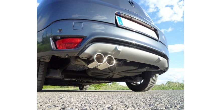 Renault Megane III Einddemper - 2x80 Typ 12 FOX