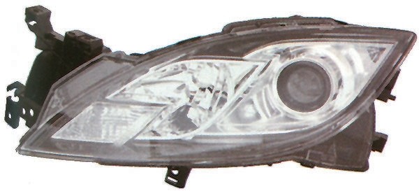 Koplamp rechts MAZDA 6, 10->> H9+H11