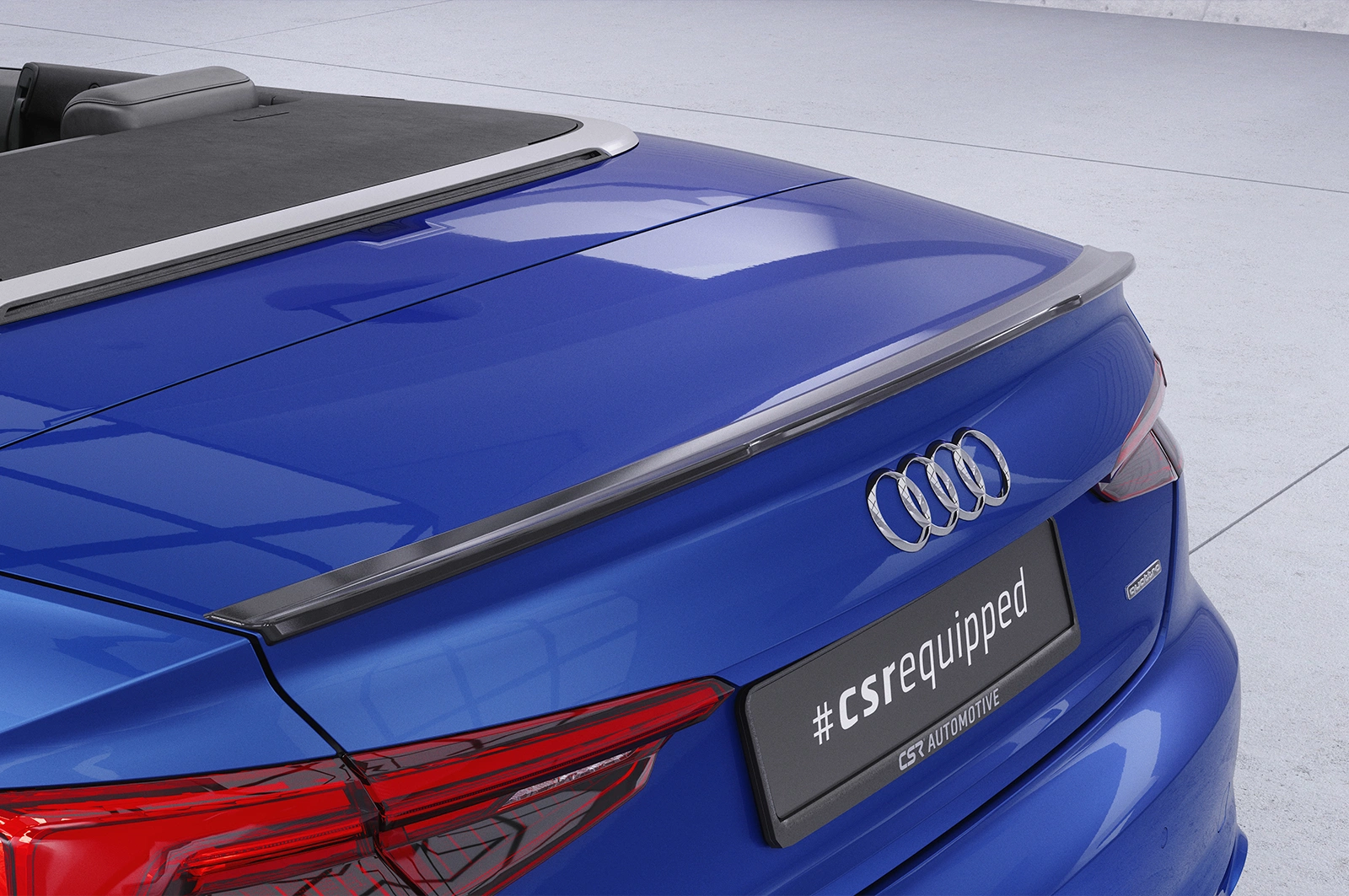 Achterspoiler Audi A5 / S5 / RS5 (F5) glans zwart