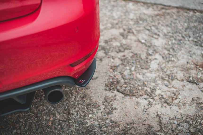 Achterzijde skirts VW Golf 6 GTI Maxton Design duurzaam