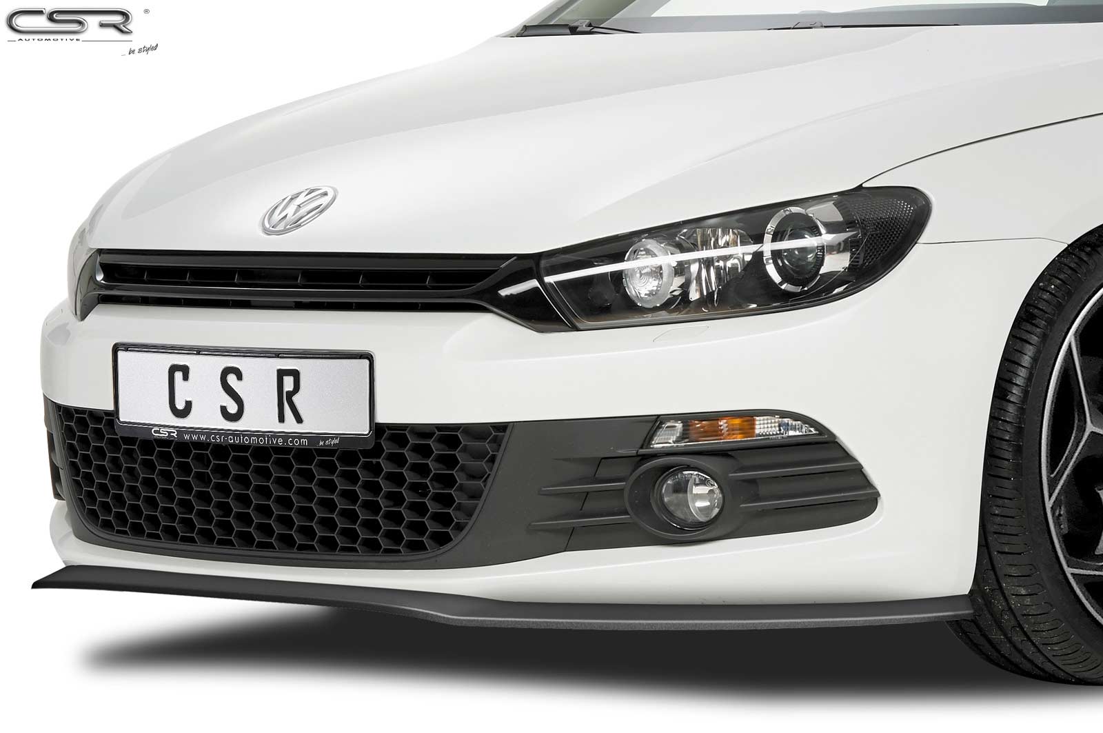 Voorspoiler Volkswagen Scirocco CSR Mat Zwart