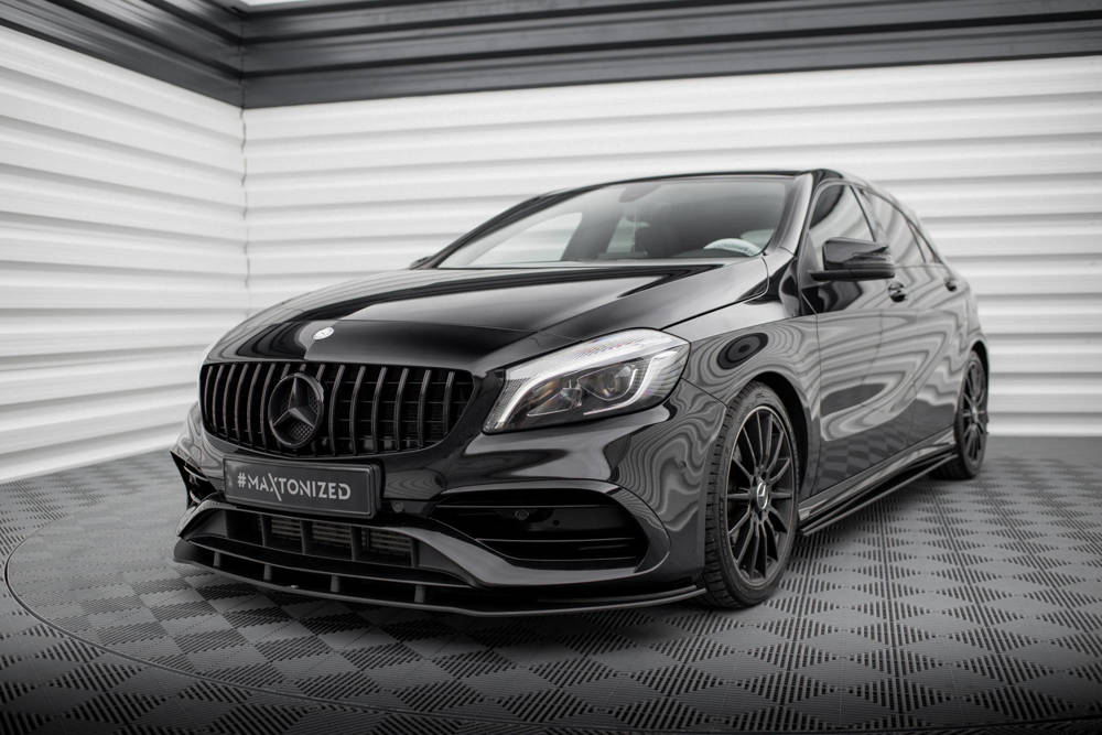 Voorspoiler Street Pro Mercedes A Klasse AMG Line W176 FL Maxton