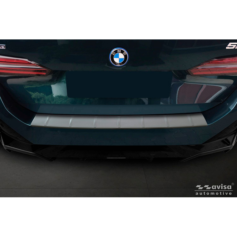 Avisa RVS gepoedercoate Achterbumperprotector  BMW 5 Serie Touring (G61) 2024- incl. M-Sport 'Soft Silver'