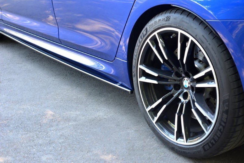 Zijskirts Diffusers BMW M5 F90 Glanzend Zwart