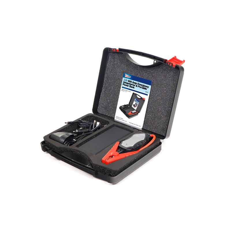 600A Nood-Jumpstarter & Draagbare Powerbank + LED Licht