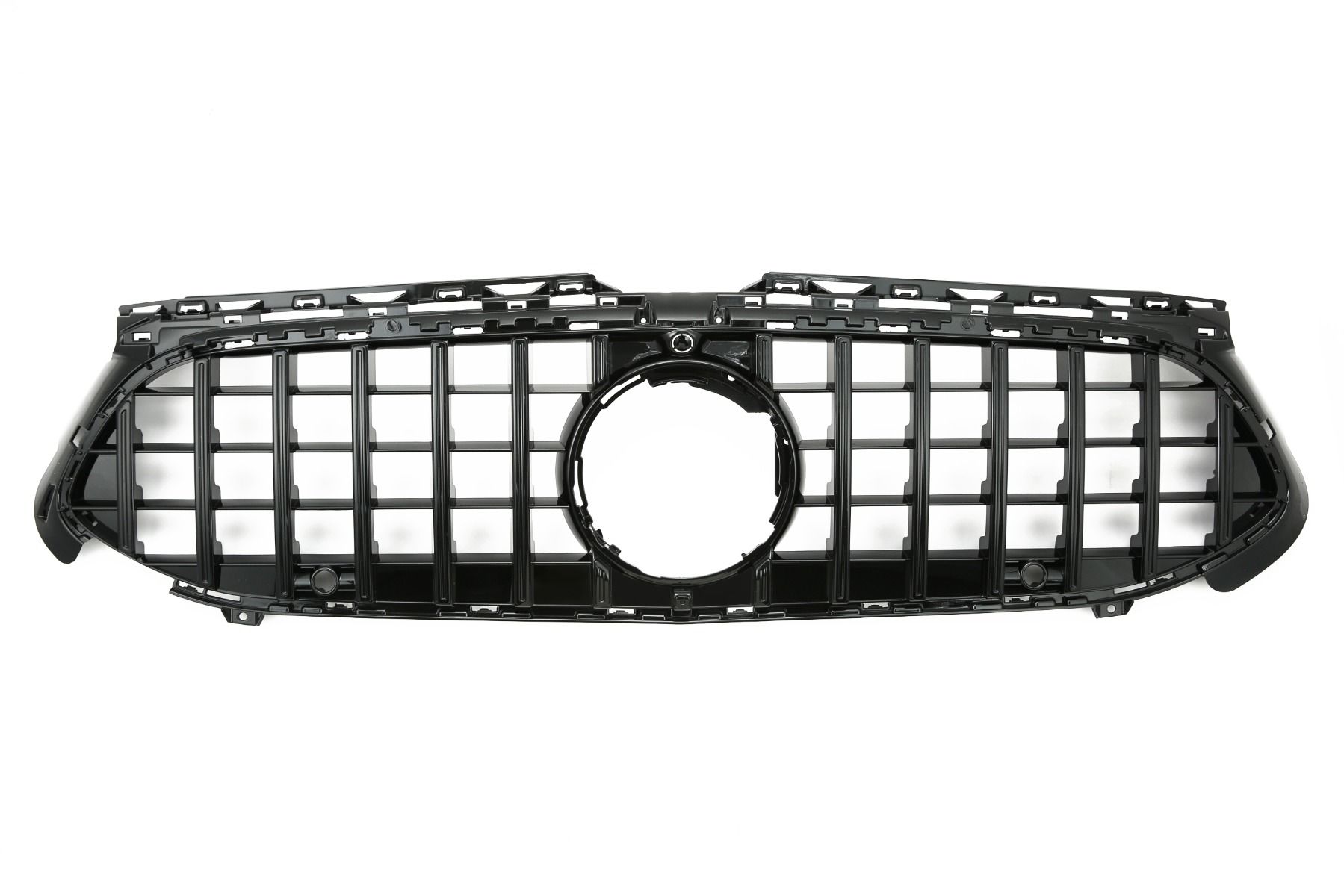 Grill Mercedes A-klasse W177 / V177 GT-Look Glans Zwart (Facelift)