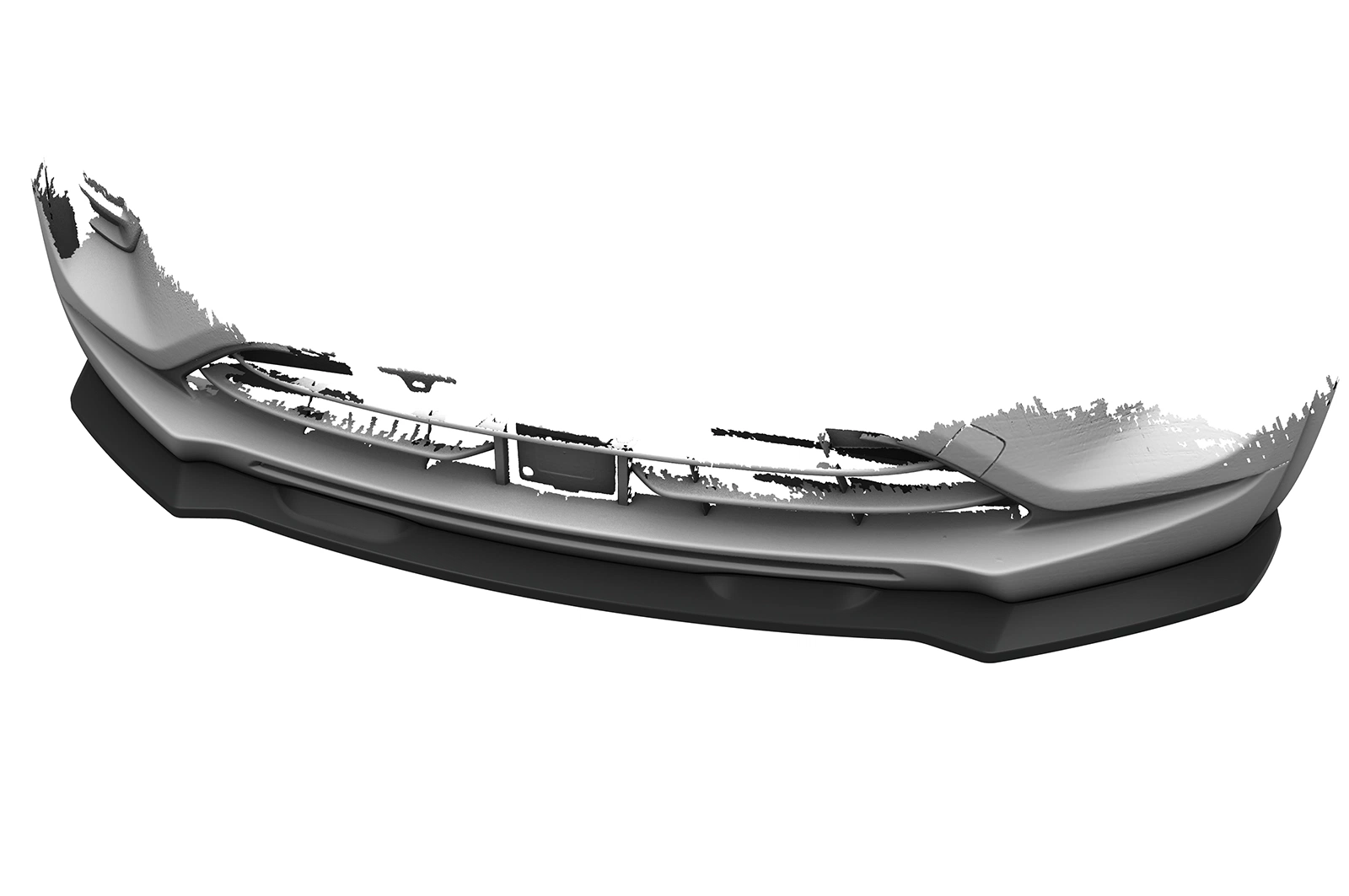 Voorspoiler Dacia Spring Electric Glans Zwart 2020– CSR